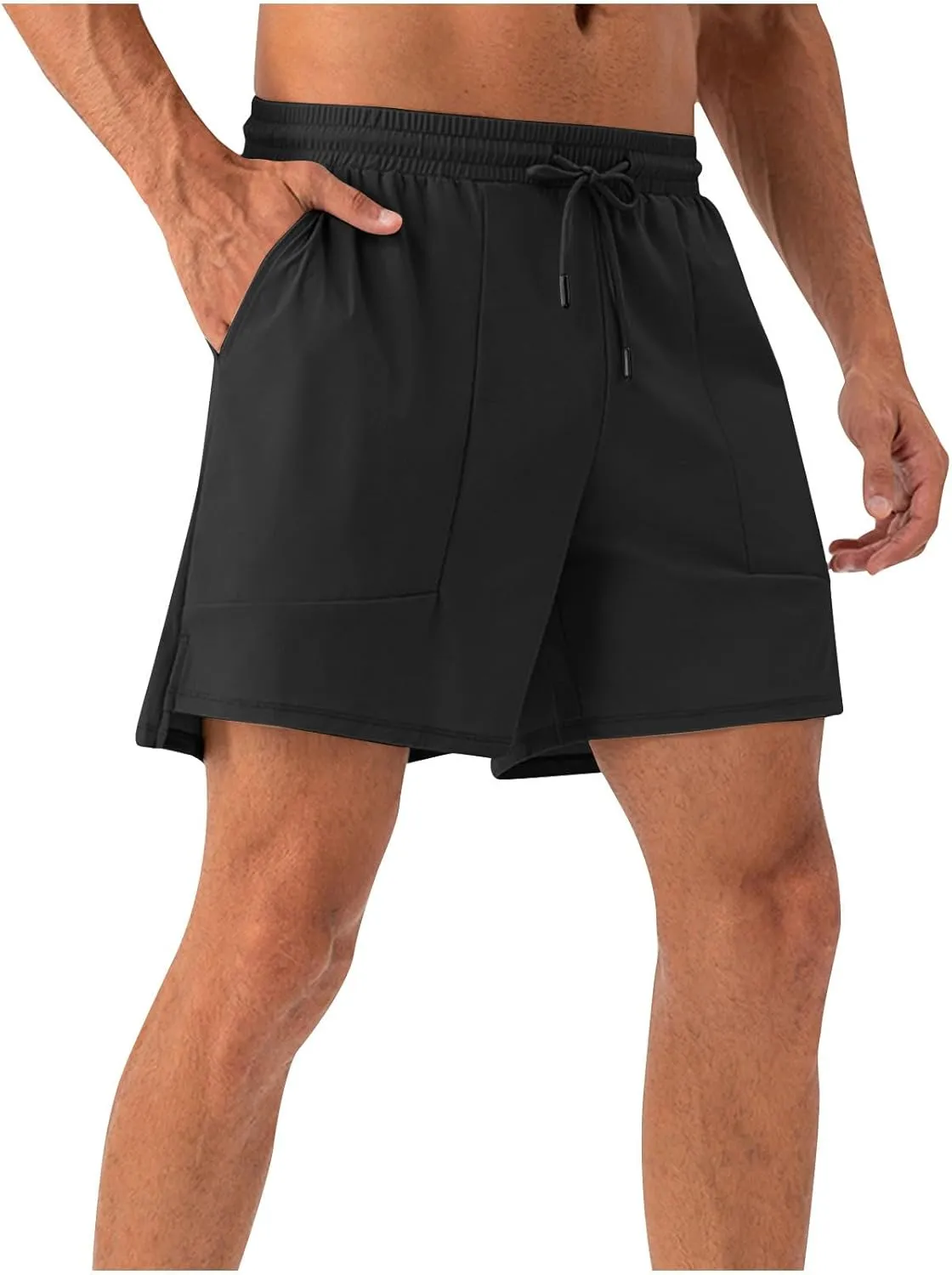 Mens Workout Shorts Quick Dry Athletic Shorts 2025 Fashion Gym Shorts Loose Fit Lightweight Running Shorts Plus Size
