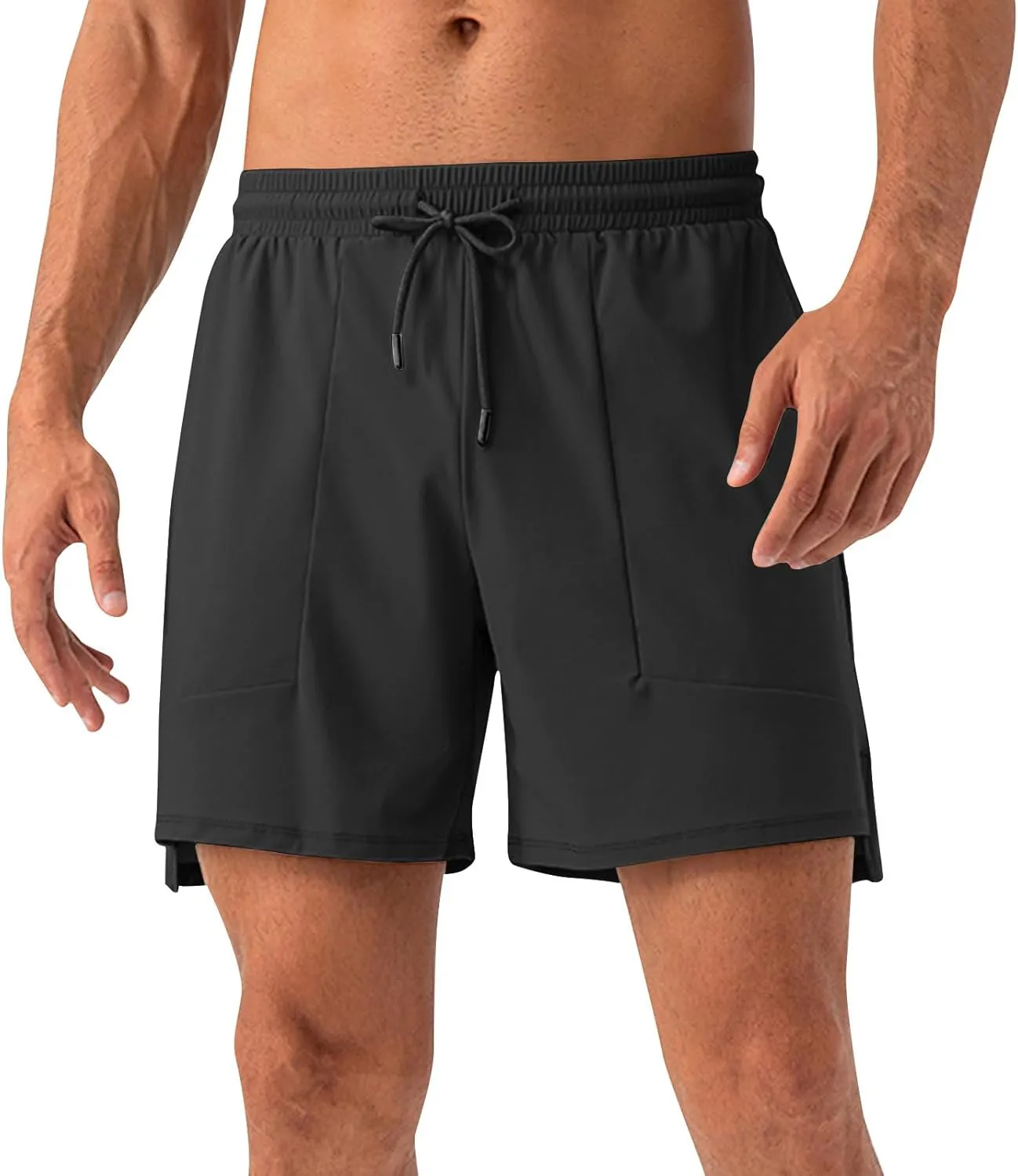 Mens Workout Shorts Quick Dry Athletic Shorts 2025 Fashion Gym Shorts Loose Fit Lightweight Running Shorts Plus Size