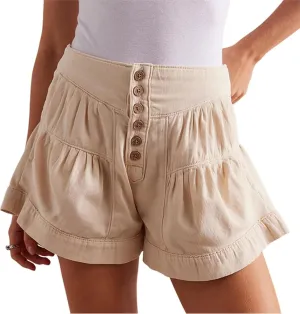 MOLERFO High Waisted Jean Shorts Women Ruffle Shorts Booty A Line Shorts Y2k Cute Skorts Bloomer Baggy Denim Shorts
