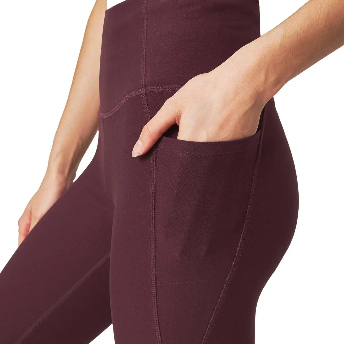 Mondetta Leggings for Women - Yoga Leggings - Gym Workout Athletic Yoga Pants with Pockets - Basket Weave Tight