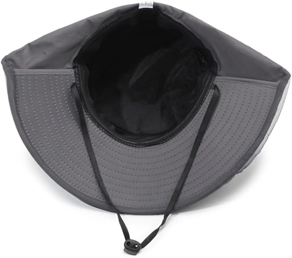Mosquito Outdoor Sun Fishing Hat with Net Mesh for Hiking Gardening for Men Women