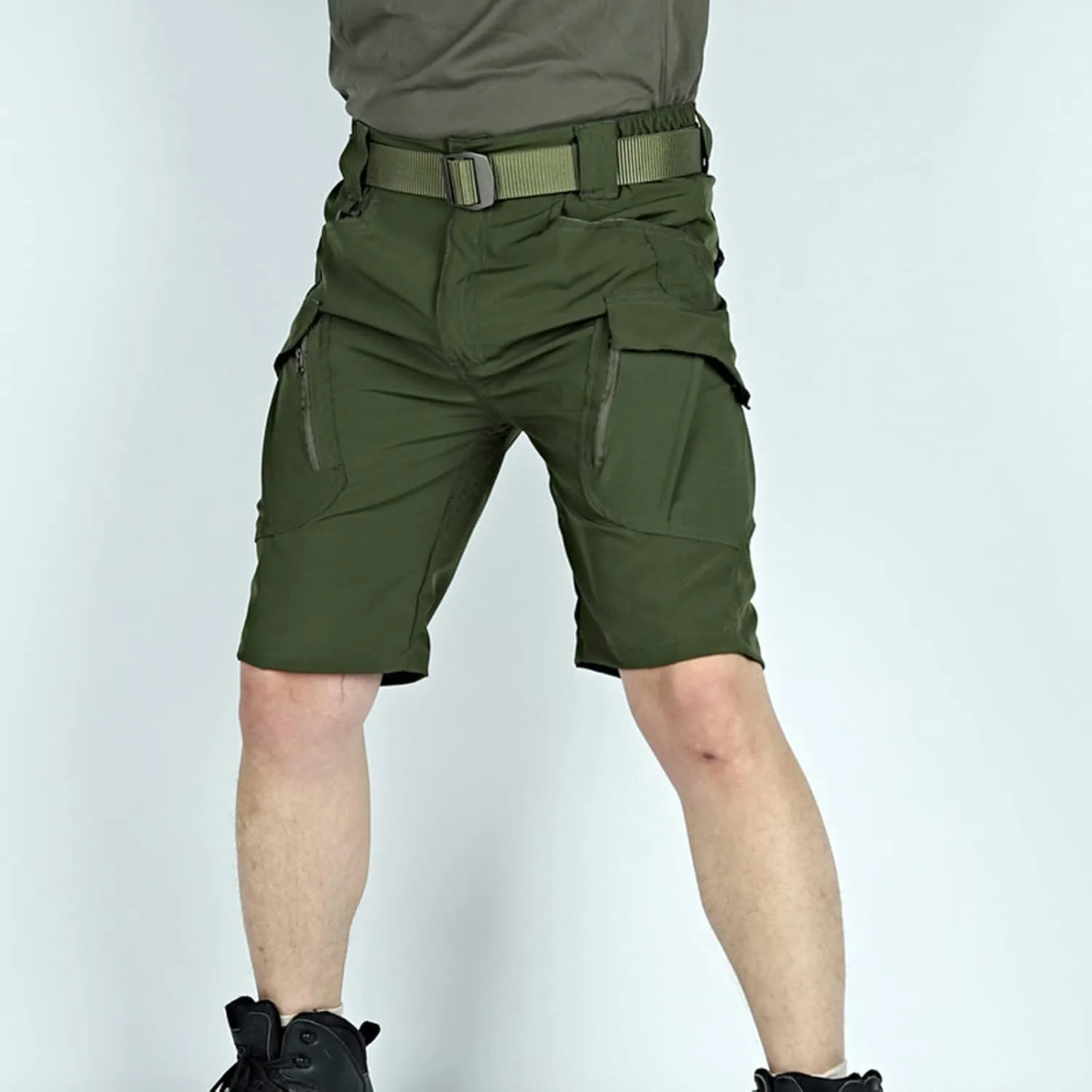Muscularfit Cargo Shorts for Men Relaxed Fit Multi Pocket Tooling Shorts Summer Fashion Athletic Workout Gym Jogger Shorts