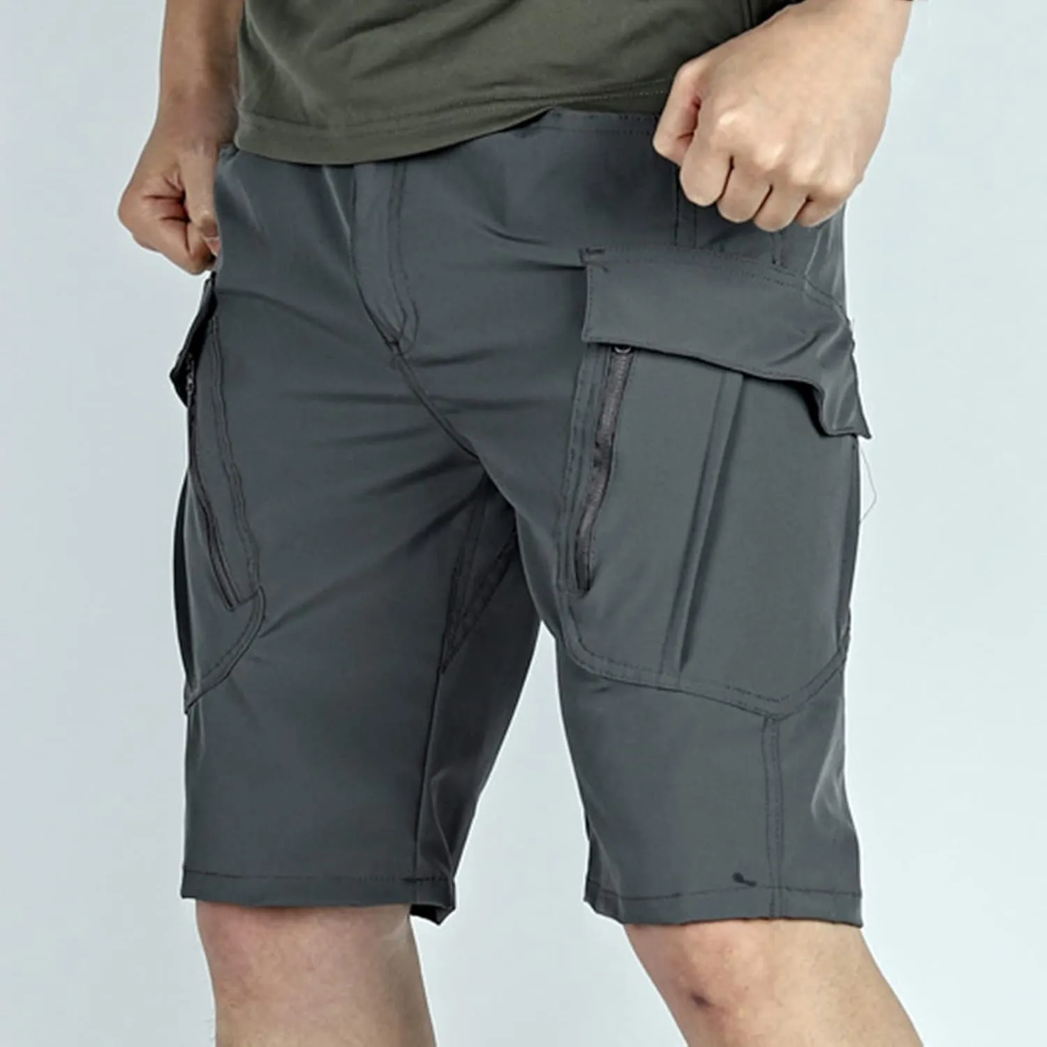Muscularfit Cargo Shorts for Men Relaxed Fit Multi Pocket Tooling Shorts Summer Fashion Athletic Workout Gym Jogger Shorts
