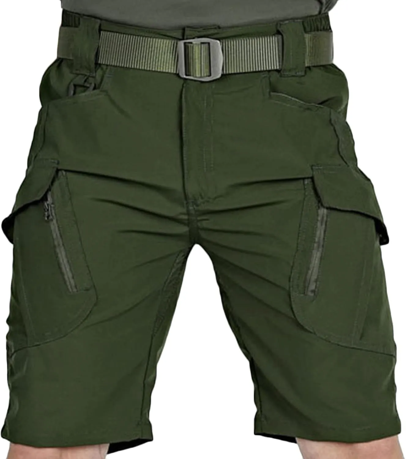 Muscularfit Cargo Shorts for Men Relaxed Fit Multi Pocket Tooling Shorts Summer Fashion Athletic Workout Gym Jogger Shorts