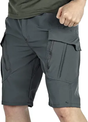 Muscularfit Cargo Shorts for Men Relaxed Fit Multi Pocket Tooling Shorts Summer Fashion Athletic Workout Gym Jogger Shorts