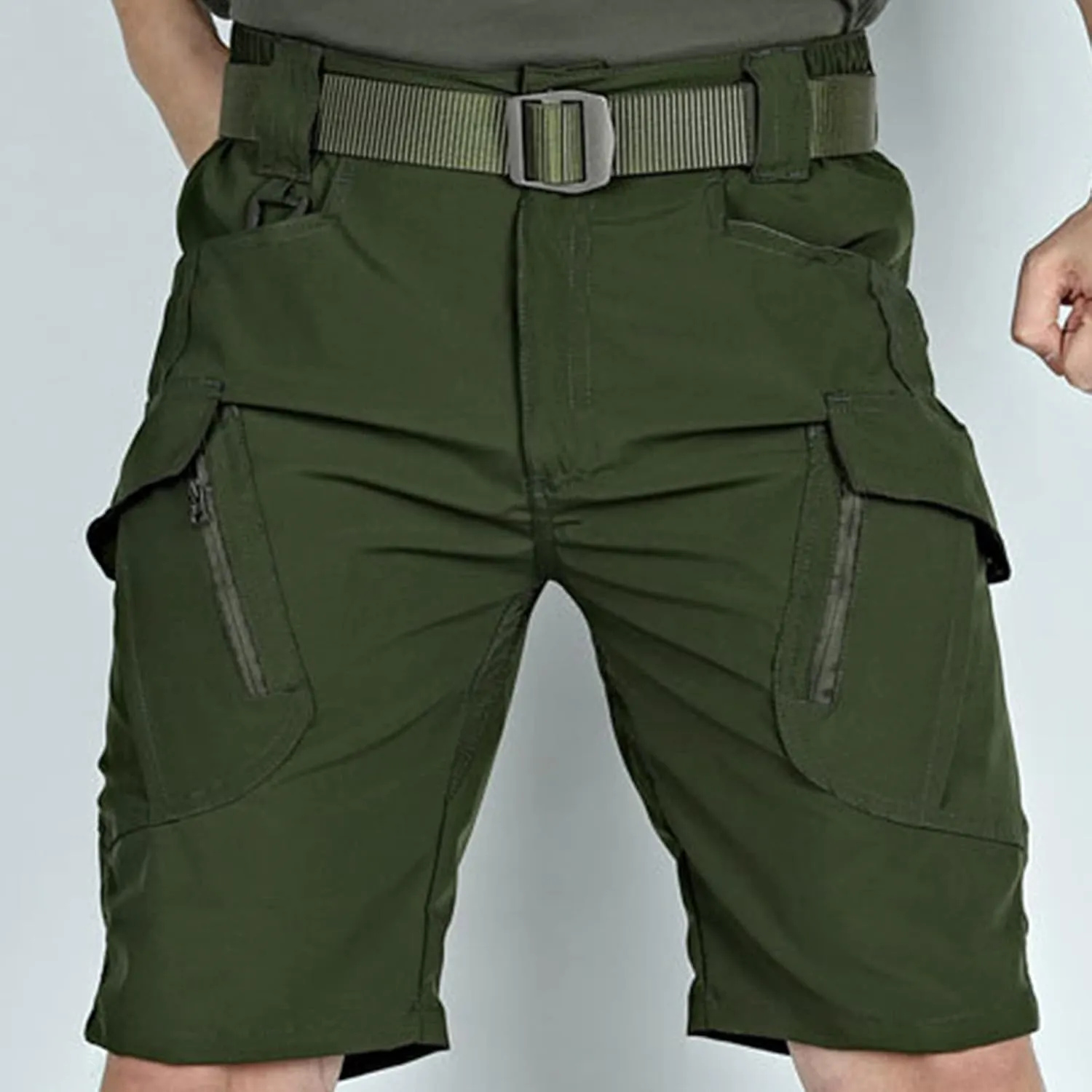 Muscularfit Cargo Shorts for Men Relaxed Fit Multi Pocket Tooling Shorts Summer Fashion Athletic Workout Gym Jogger Shorts