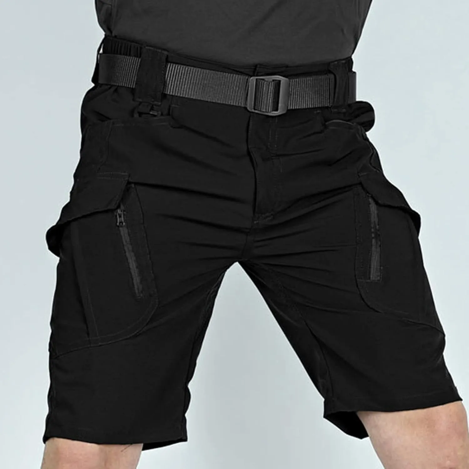 Muscularfit Cargo Shorts for Men Relaxed Fit Multi Pocket Tooling Shorts Summer Fashion Athletic Workout Gym Jogger Shorts