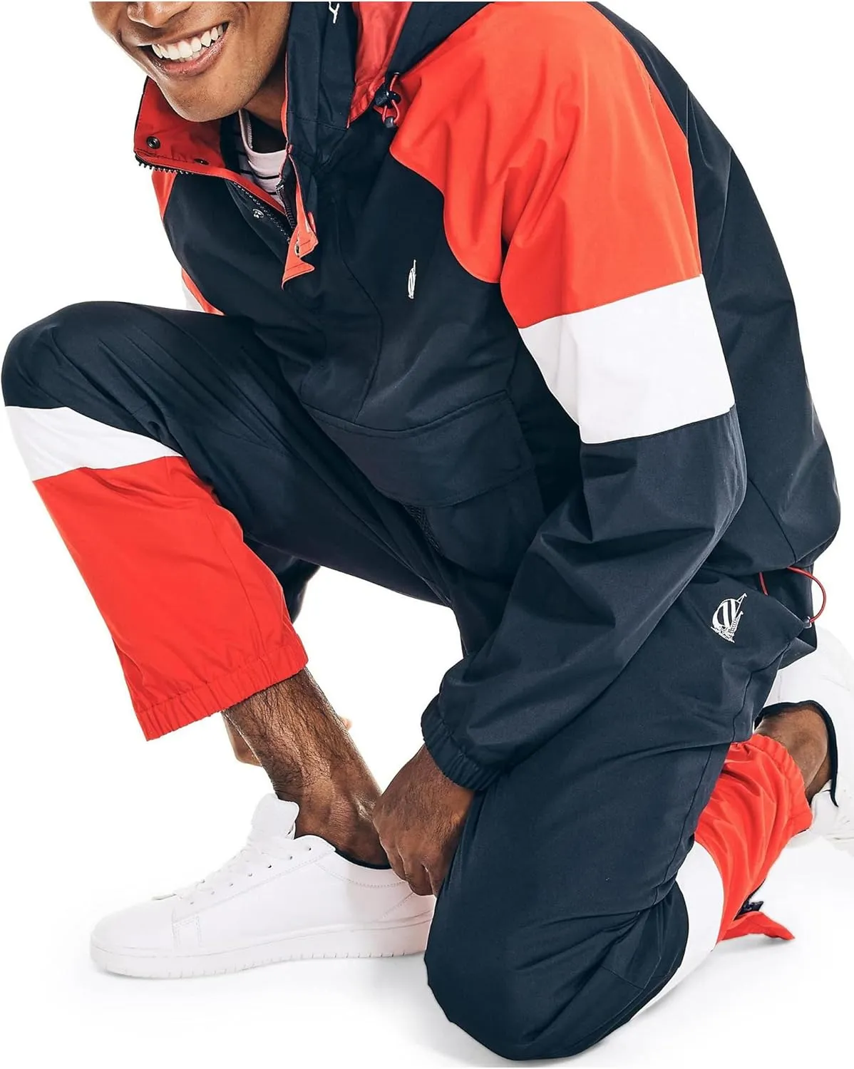 Nautica Men's Reissue Colorblock Utility Jacket