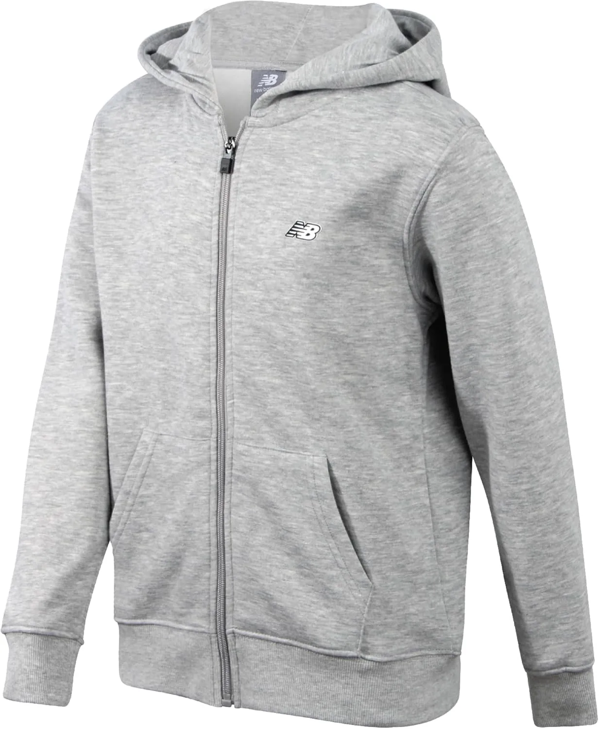 New Balance Boys' Active Sweatshirt - Zip-Up Fleece Hoodie - Performance Activewear for Boys (8-20)