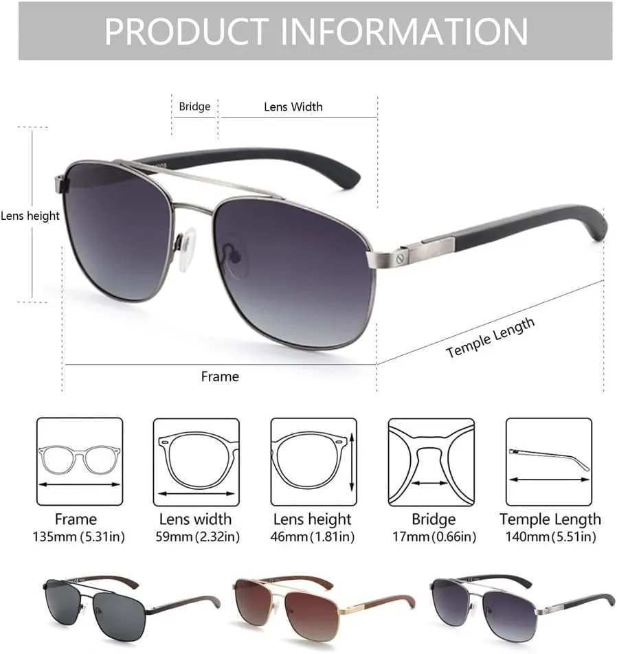 Polarized Sunglasses UV Protection Driving Shade Sun Glasses(6,One)