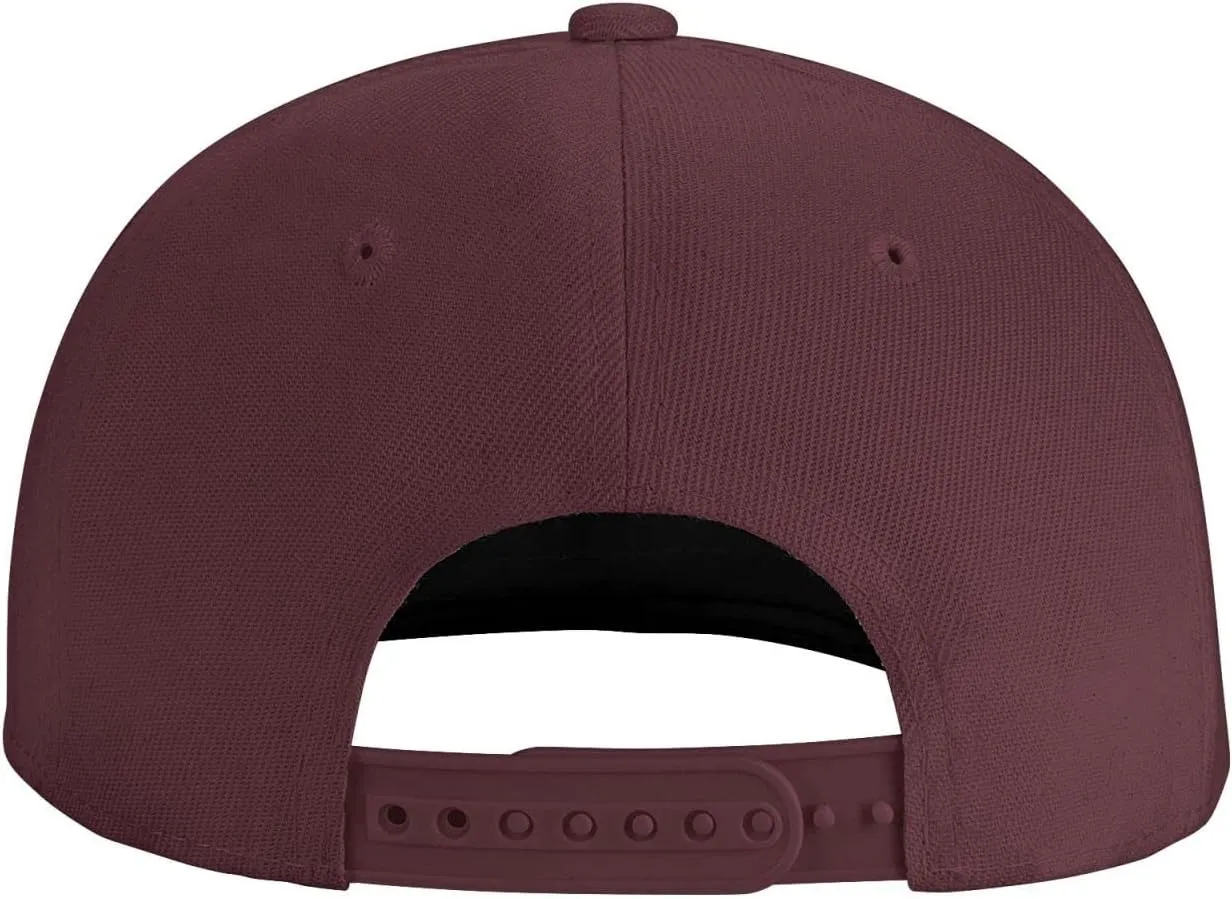 Poop! There It is Snapback Hat Hip Hop Baseball Cap Adjustable Flat Bill Hat for Men