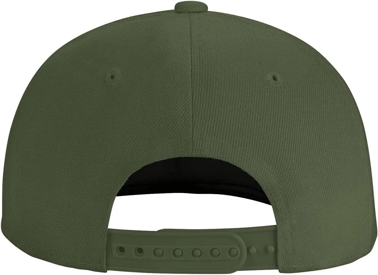 Poop! There It is Snapback Hat Hip Hop Baseball Cap Adjustable Flat Bill Hat for Men