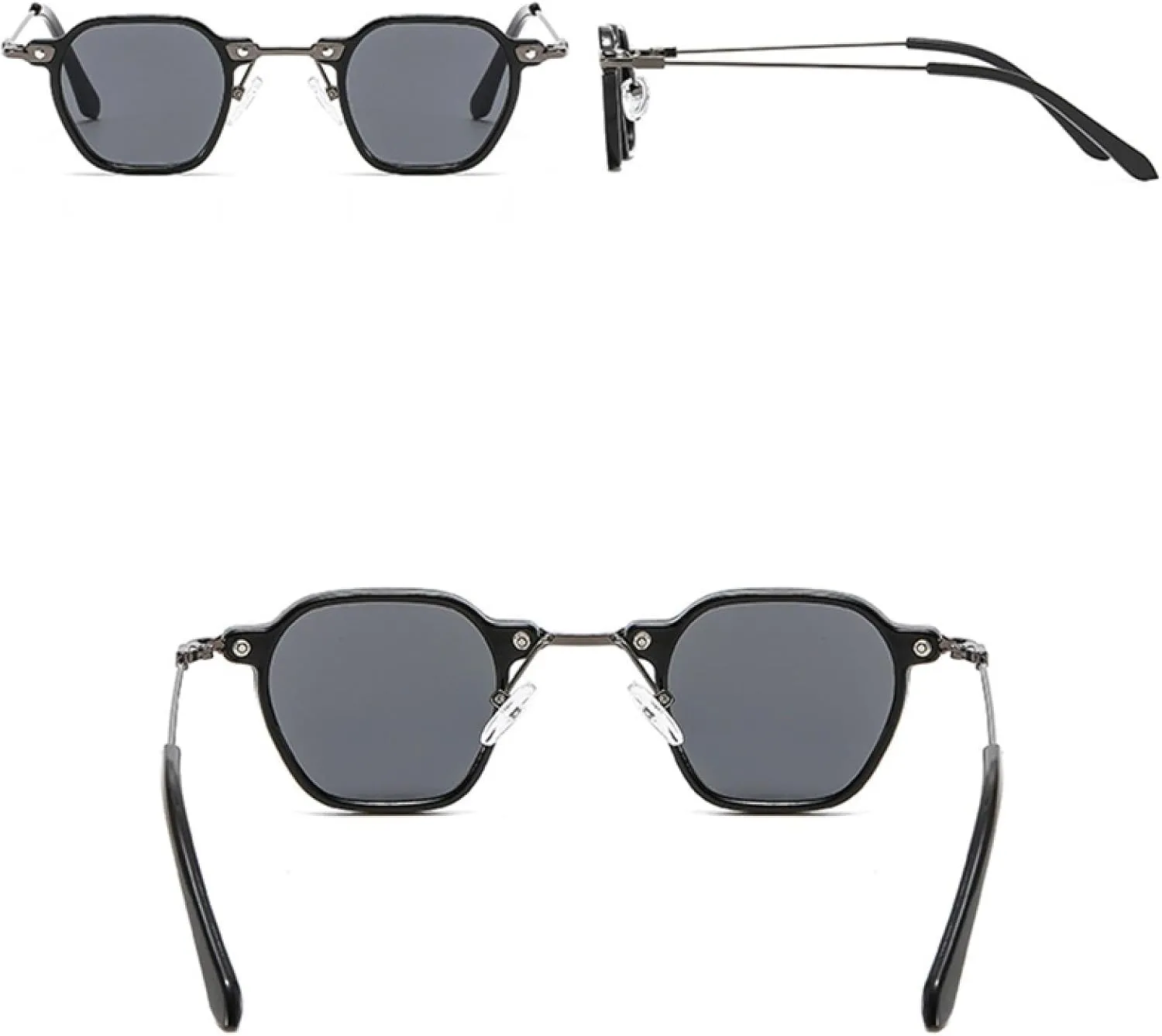 Popular Fashion Small Women Sunglasses Retro Punk Candy Color Shades Uv400 Men Gradient