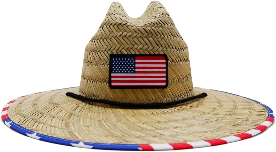 Printed Pattern Straw Sun Hat