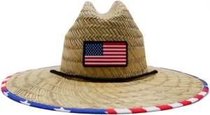 Printed Pattern Straw Sun Hat