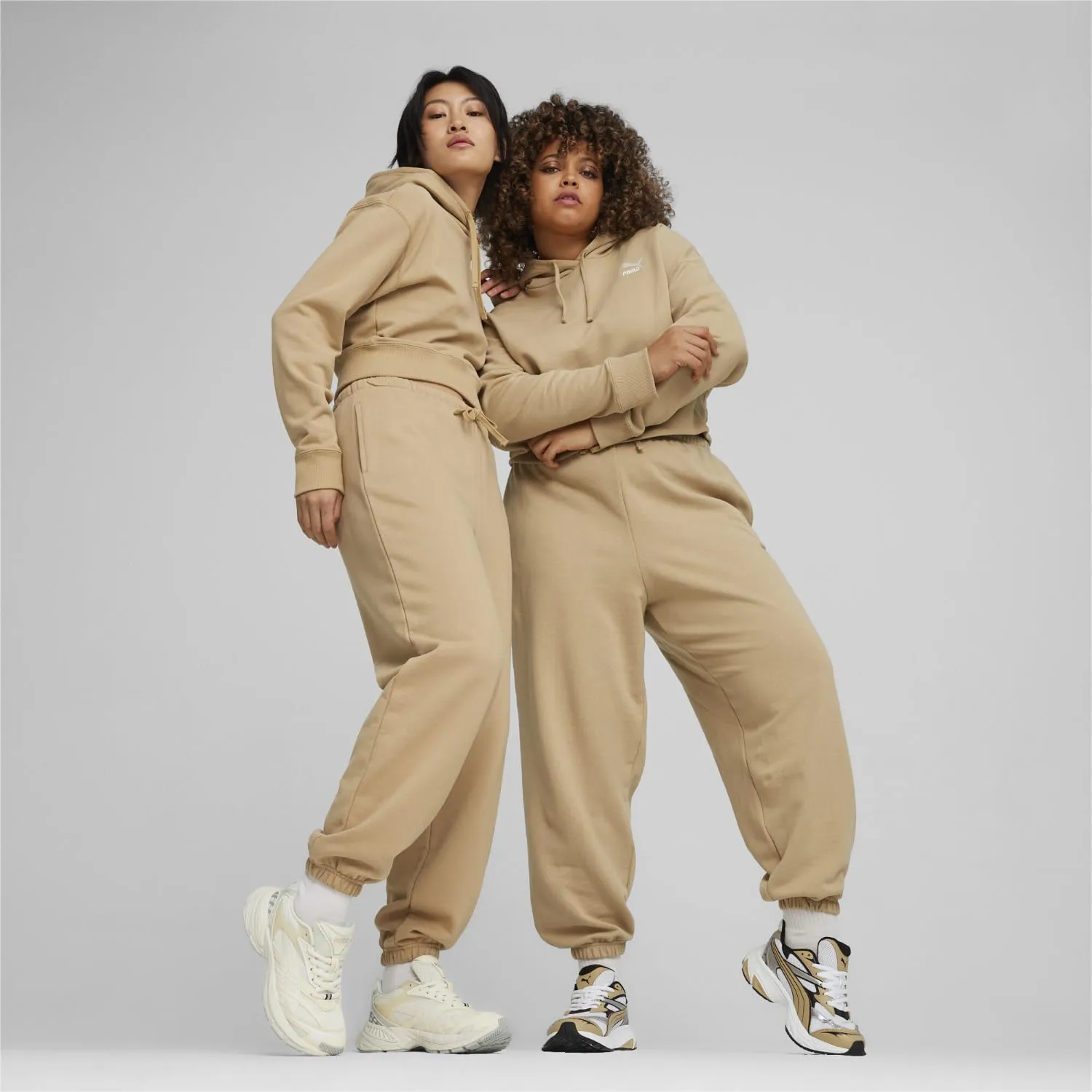 PUMA Women's Better Classics French Terry Cropped Hoodie (Available in Plus Sizes)