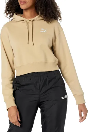 PUMA Women's Better Classics French Terry Cropped Hoodie (Available in Plus Sizes)