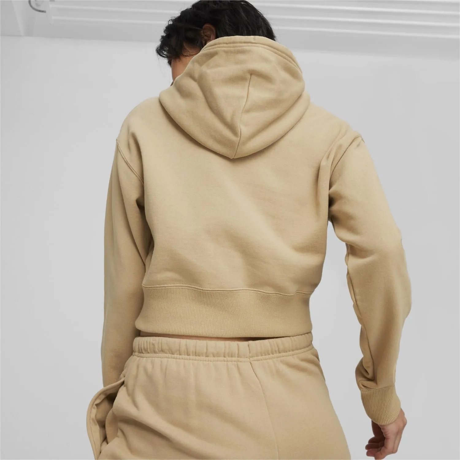 PUMA Women's Better Classics French Terry Cropped Hoodie (Available in Plus Sizes)