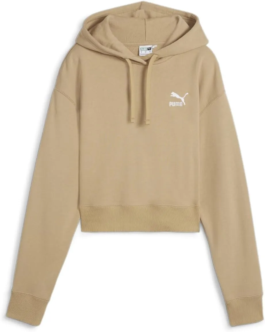 PUMA Women's Better Classics French Terry Cropped Hoodie (Available in Plus Sizes)