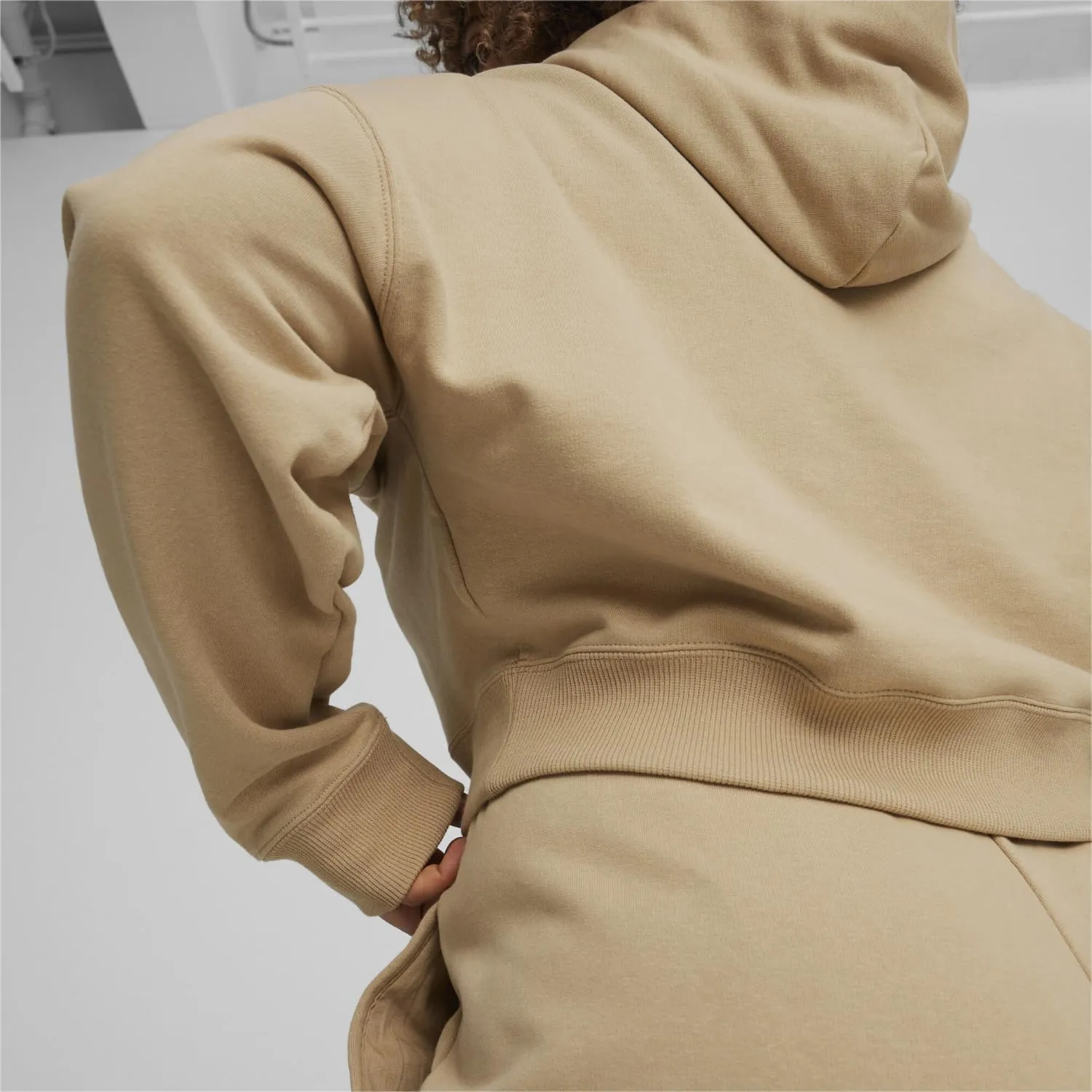 PUMA Women's Better Classics French Terry Cropped Hoodie (Available in Plus Sizes)