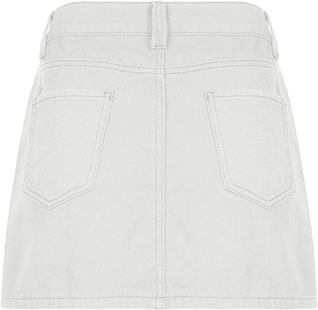 Raruxxin Women Y2k Pleated Skirt Bodycon Low Waist Ruched A-Line Mini Skirt Y2k Preppy Style School Uniform Casual Streetwear