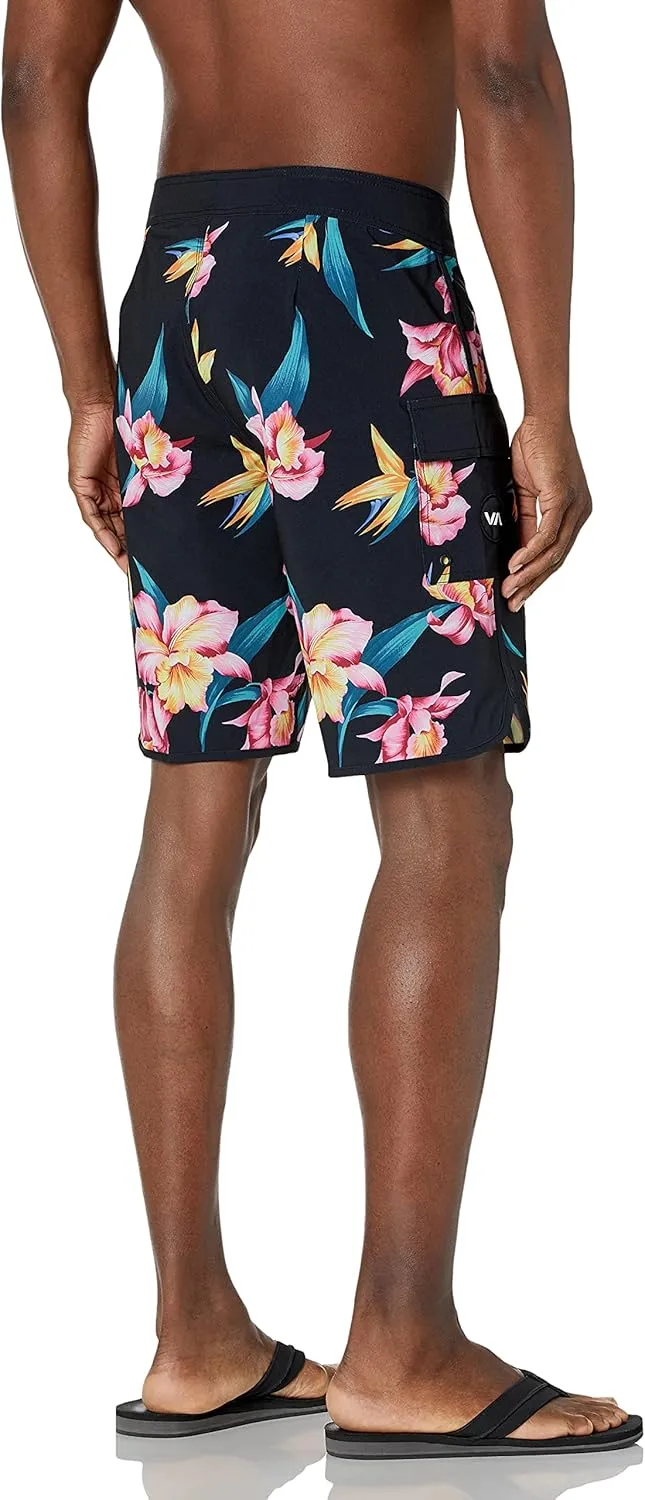 RVCA Men's Standard 4-Way Stretch Fixed Waist 20 Inch Boardshort