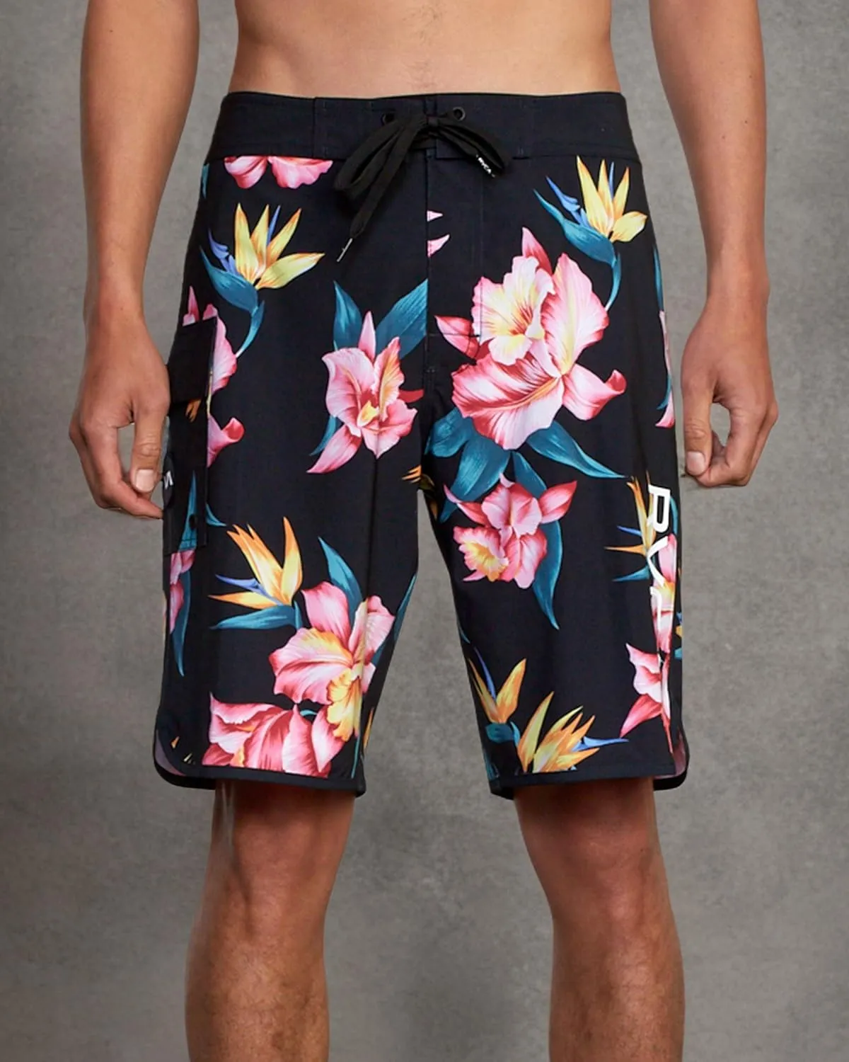 RVCA Men's Standard 4-Way Stretch Fixed Waist 20 Inch Boardshort