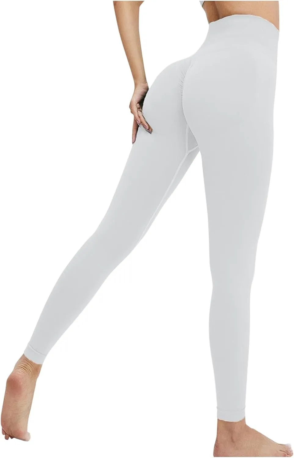 Scrunch Butt Lift Leggings for Women Yoga Pants Ruched Booty High Waist Tummy Control Seamless Booty Tight for Workout Yoga