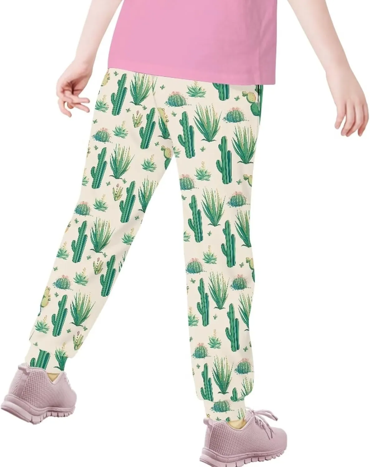 SEANATIVE Kids Sweatpants Soft Athletic Active Jogger Pants with Side Pocket for Girls Boys 4-15 Years