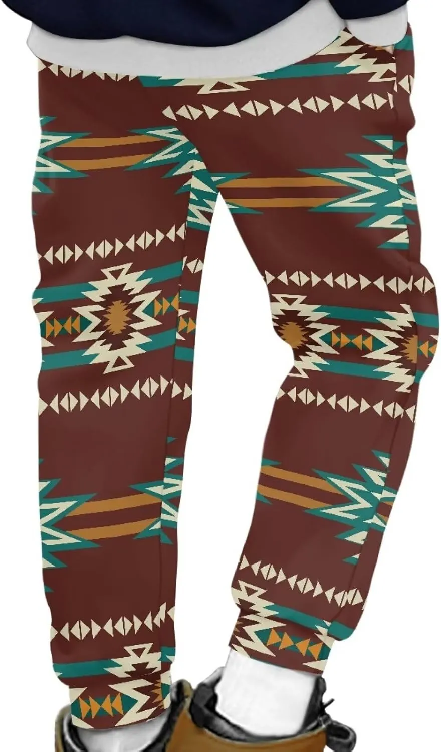 SEANATIVE Kids Sweatpants Soft Athletic Active Jogger Pants with Side Pocket for Girls Boys 4-15 Years