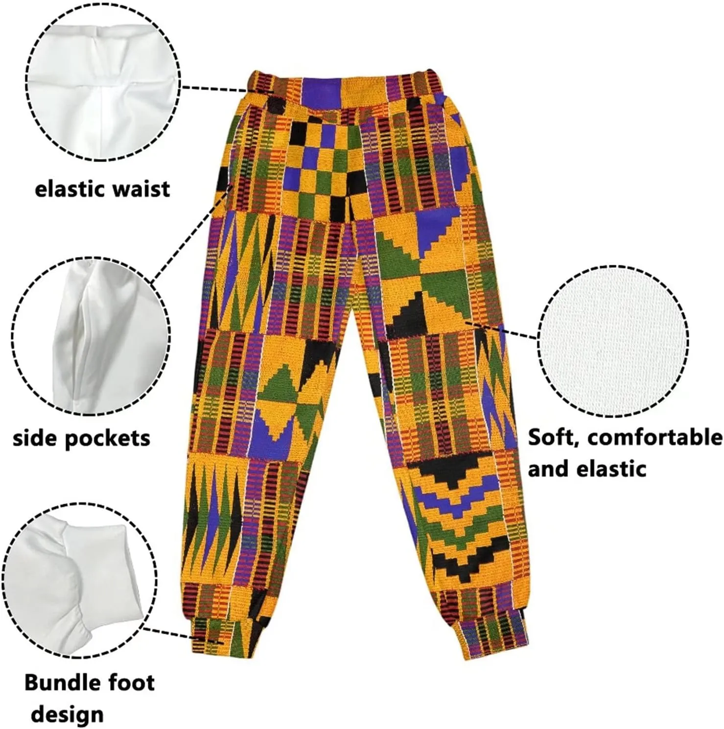 SEANATIVE Kids Sweatpants Soft Athletic Active Jogger Pants with Side Pocket for Girls Boys 4-15 Years
