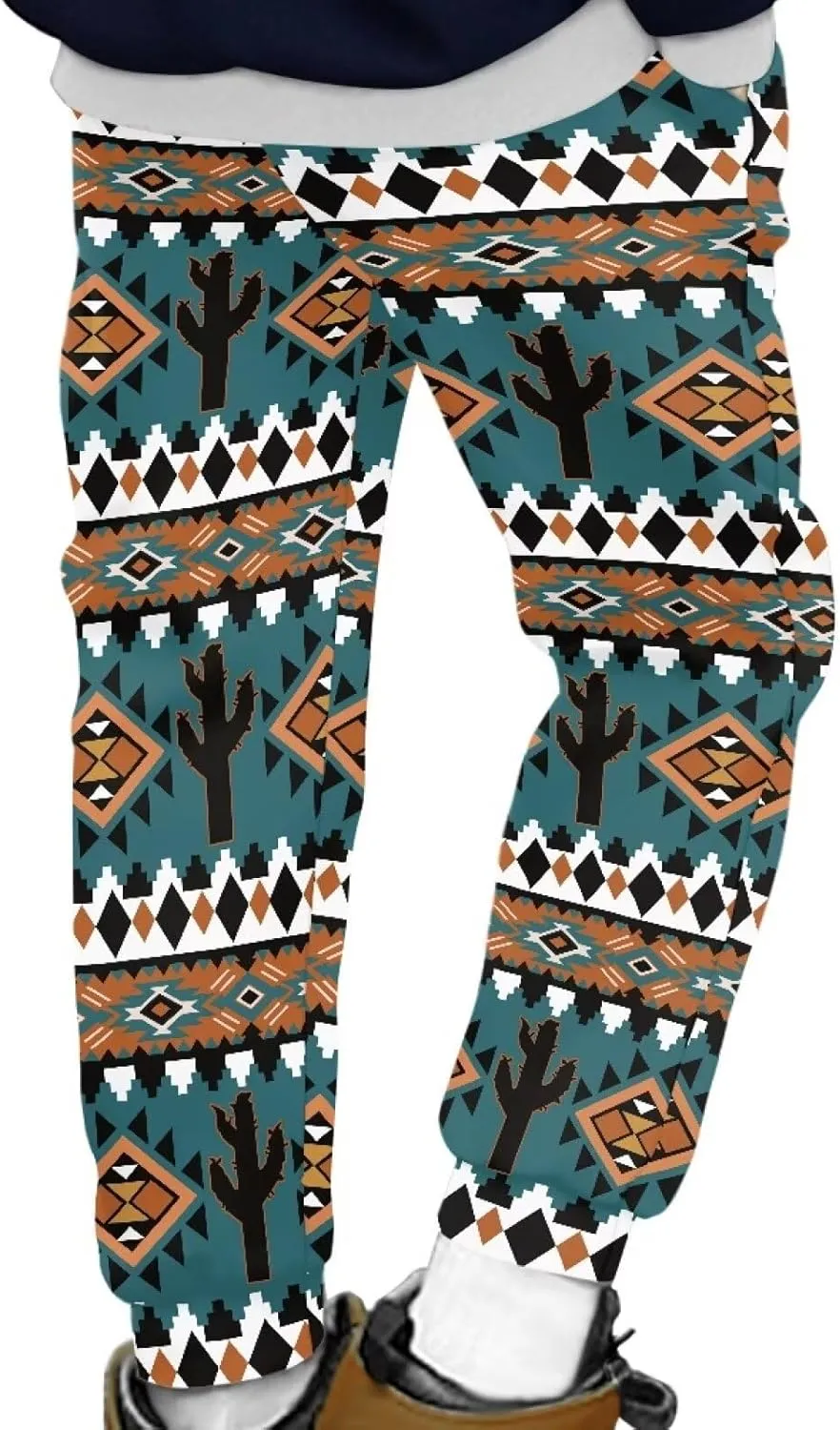 SEANATIVE Kids Sweatpants Soft Athletic Active Jogger Pants with Side Pocket for Girls Boys 4-15 Years