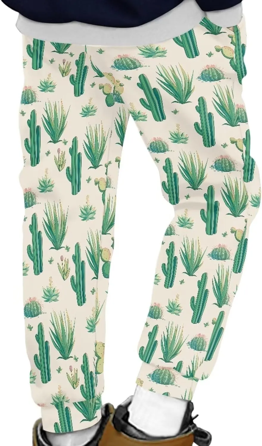 SEANATIVE Kids Sweatpants Soft Athletic Active Jogger Pants with Side Pocket for Girls Boys 4-15 Years