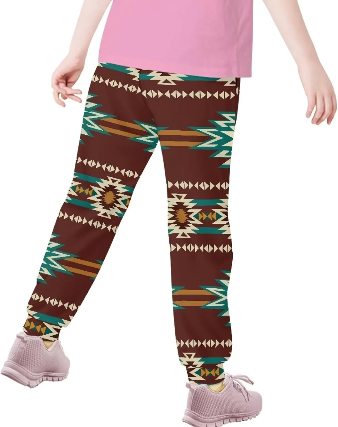 SEANATIVE Kids Sweatpants Soft Athletic Active Jogger Pants with Side Pocket for Girls Boys 4-15 Years