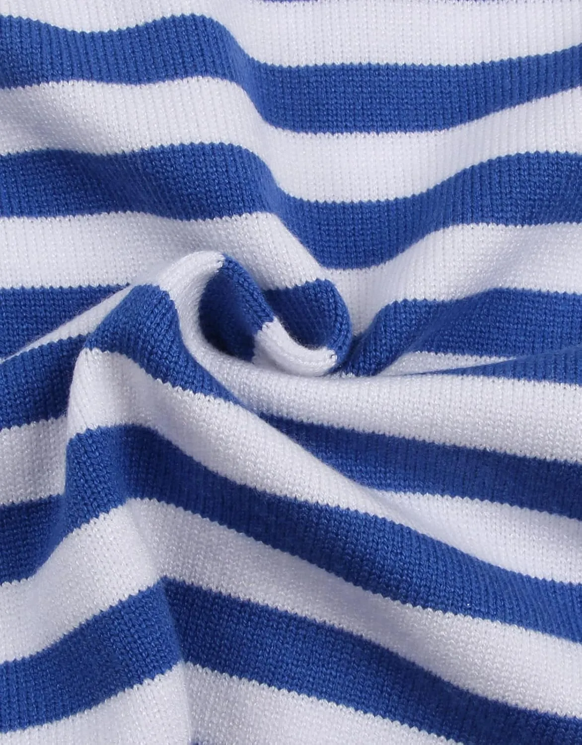 shermie Womens Stripes Sweaters Long Sleeve Crew Neck Casual Cute Heart Knitted Pullover Sweater