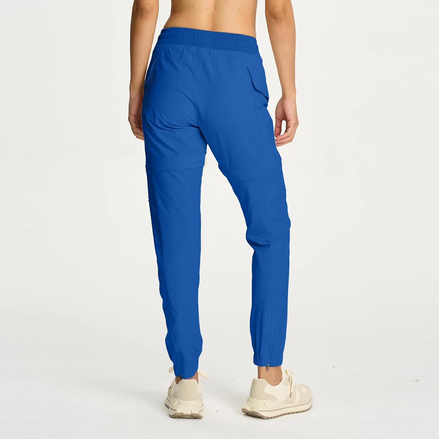 smawell Women's Hiking Pants Convertible Lightweight Zip-Off Outdoor Pants Quick Dry Joggers with Pocket