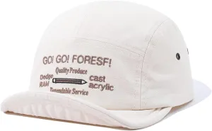 Snapback 5 Panel Baseball Cap Soft Short Brim Hats for Men Cotton Trucker Hat Low Profile Dad Hats Short Cadet Caps