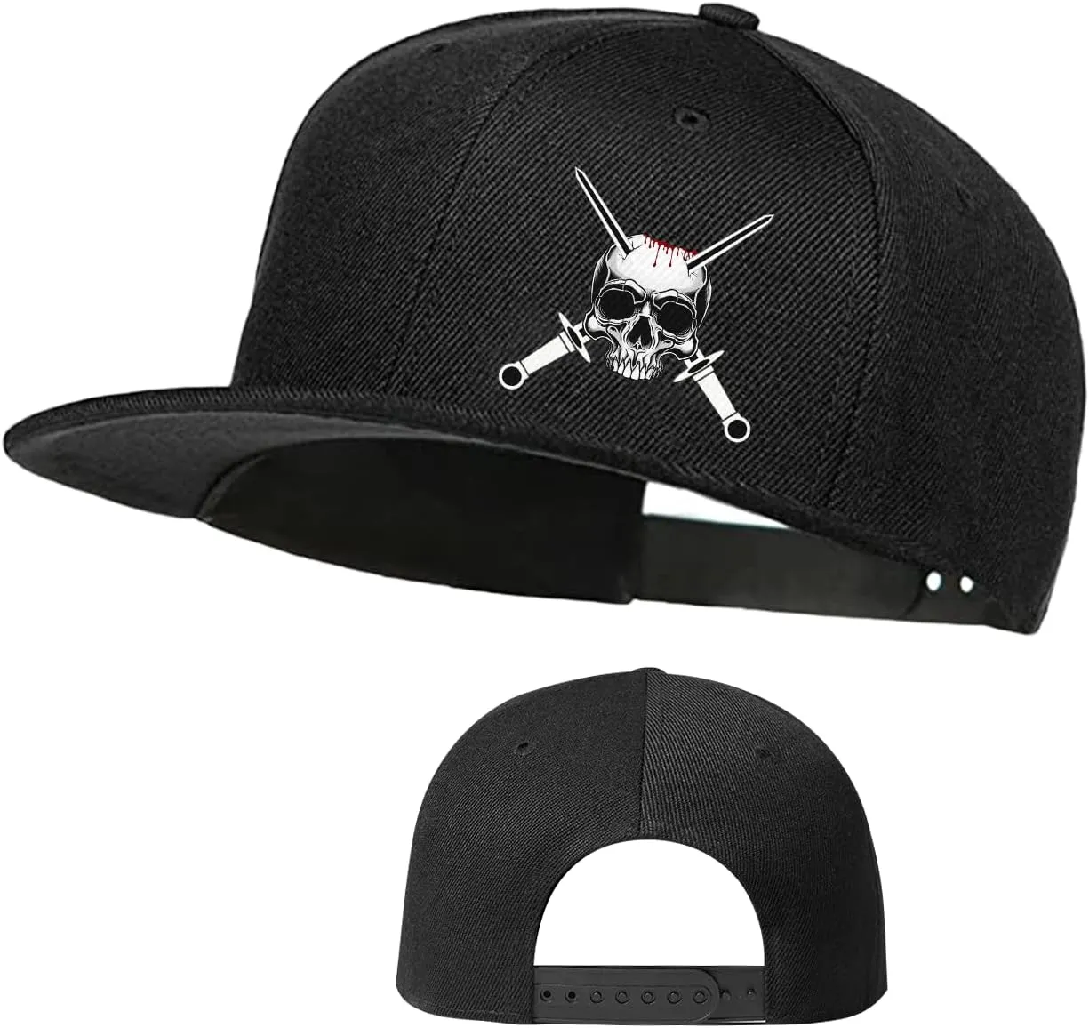 Snapback Hats for Boys Mens Snapback Hats Flat Bill Brim Women's Baseball Cap Cute Funny Hat Trucker Dad Hat