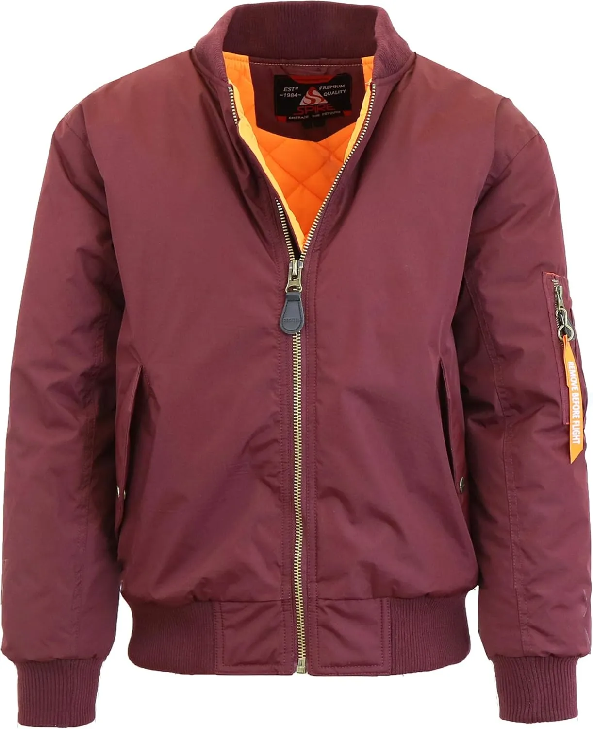 Spire by Galaxy Men's Flight Jacket