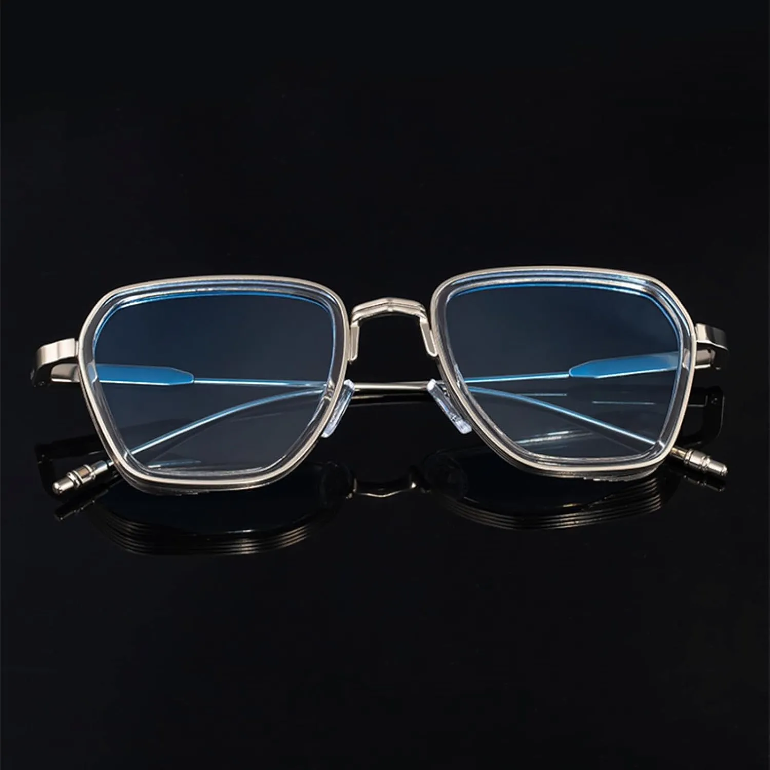 Steampunk Polygon Sunglasses for Men Luxury Punk Driving Vintage Outdoor Uv400