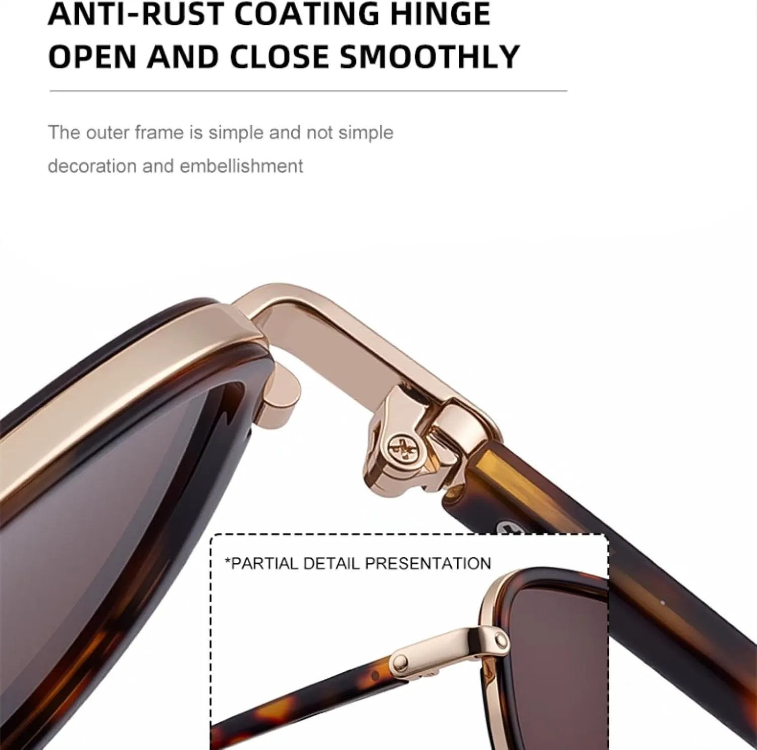 Steampunk Sunglasses for Men Luxury Vintage Oval Metal Frame Punk Double Beam
