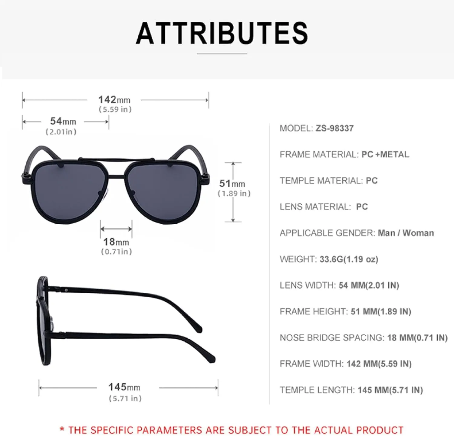 Steampunk Sunglasses for Men Luxury Vintage Oval Metal Frame Punk Double Beam