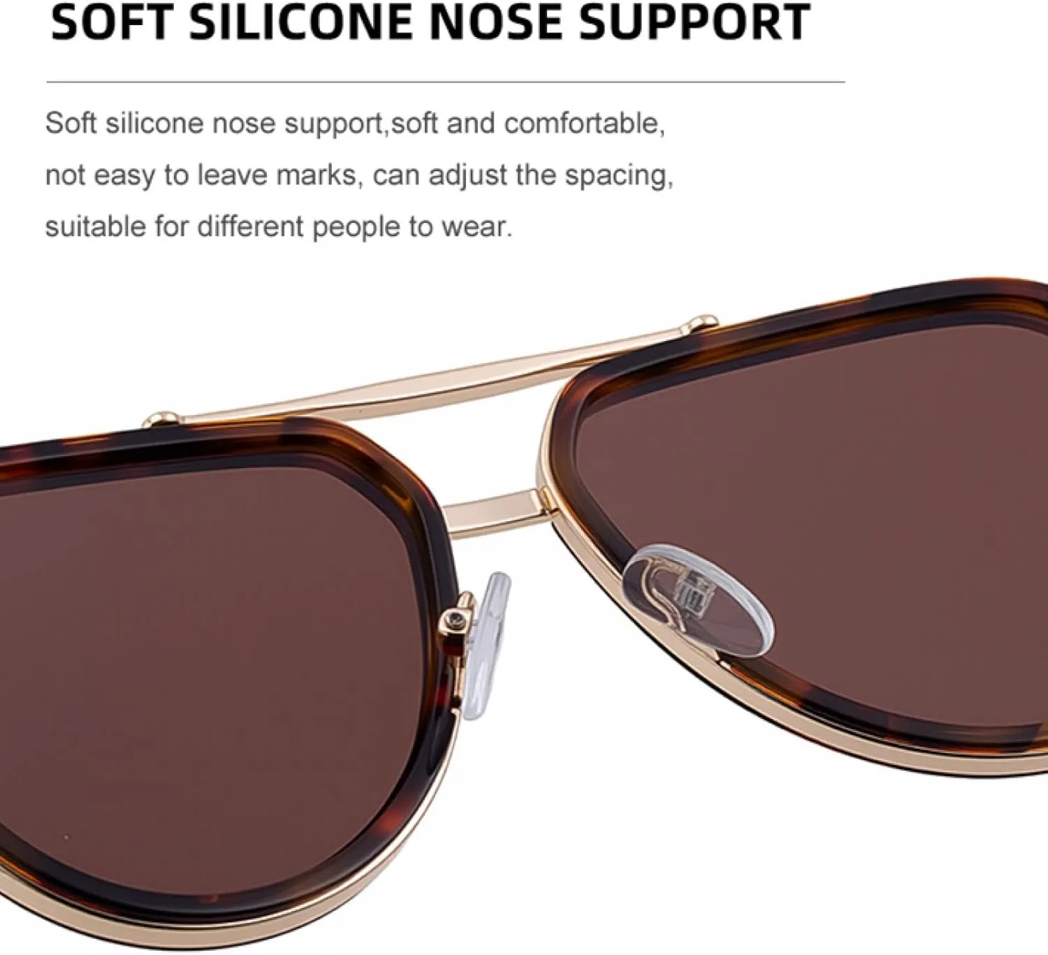 Steampunk Sunglasses for Men Luxury Vintage Oval Metal Frame Punk Double Beam