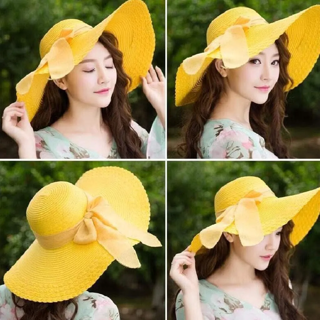 Straw Derby Hats for Women Fascinators Easter Tea Party Hat Ladies Pill Box Dressy Hats Sunday Outfits