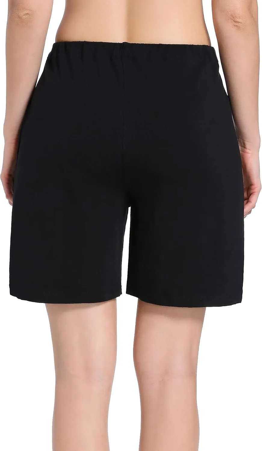 SUIEK Women's Maternity Shorts Lounge Workout Activewear Pregnancy Pants Maternity Cotton Pajamas - 3 Pack