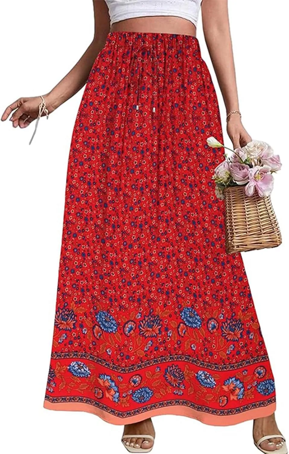 Summer Skirts for Women, Elegantes Casual Trendy Vacation Beach Womens Skirts