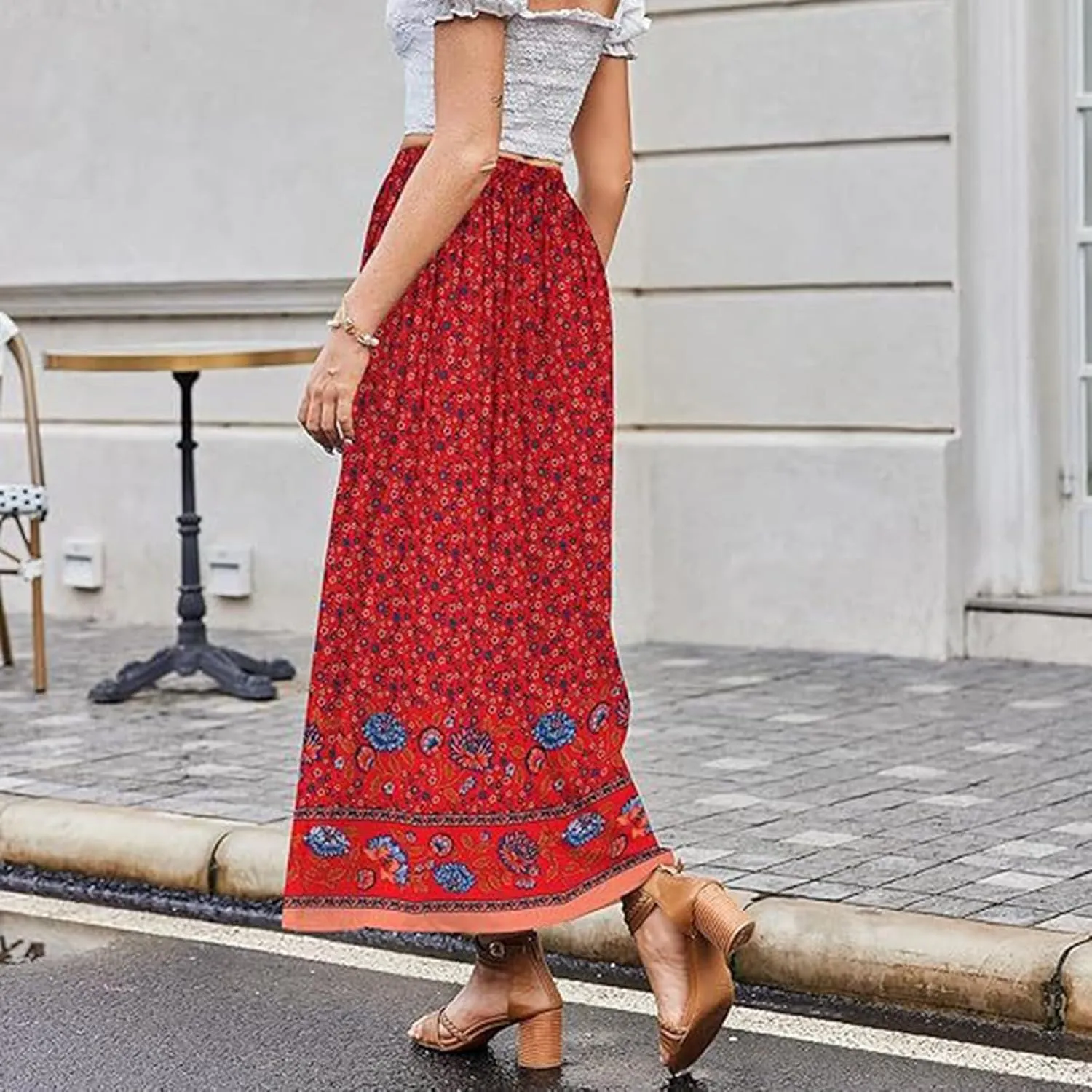 Summer Skirts for Women, Elegantes Casual Trendy Vacation Beach Womens Skirts
