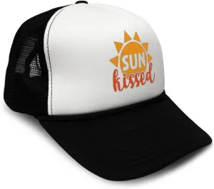 Trucker Hat Sun Kissed Summer Season Climate Sun Ocean Sun Adjustable Polyester