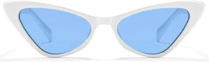Veda Tinda Vision Cat Eye Sunglasses for Women Tinted Polarized Retro Rave Large Cateye Vintage Womens Glasses UV Protection