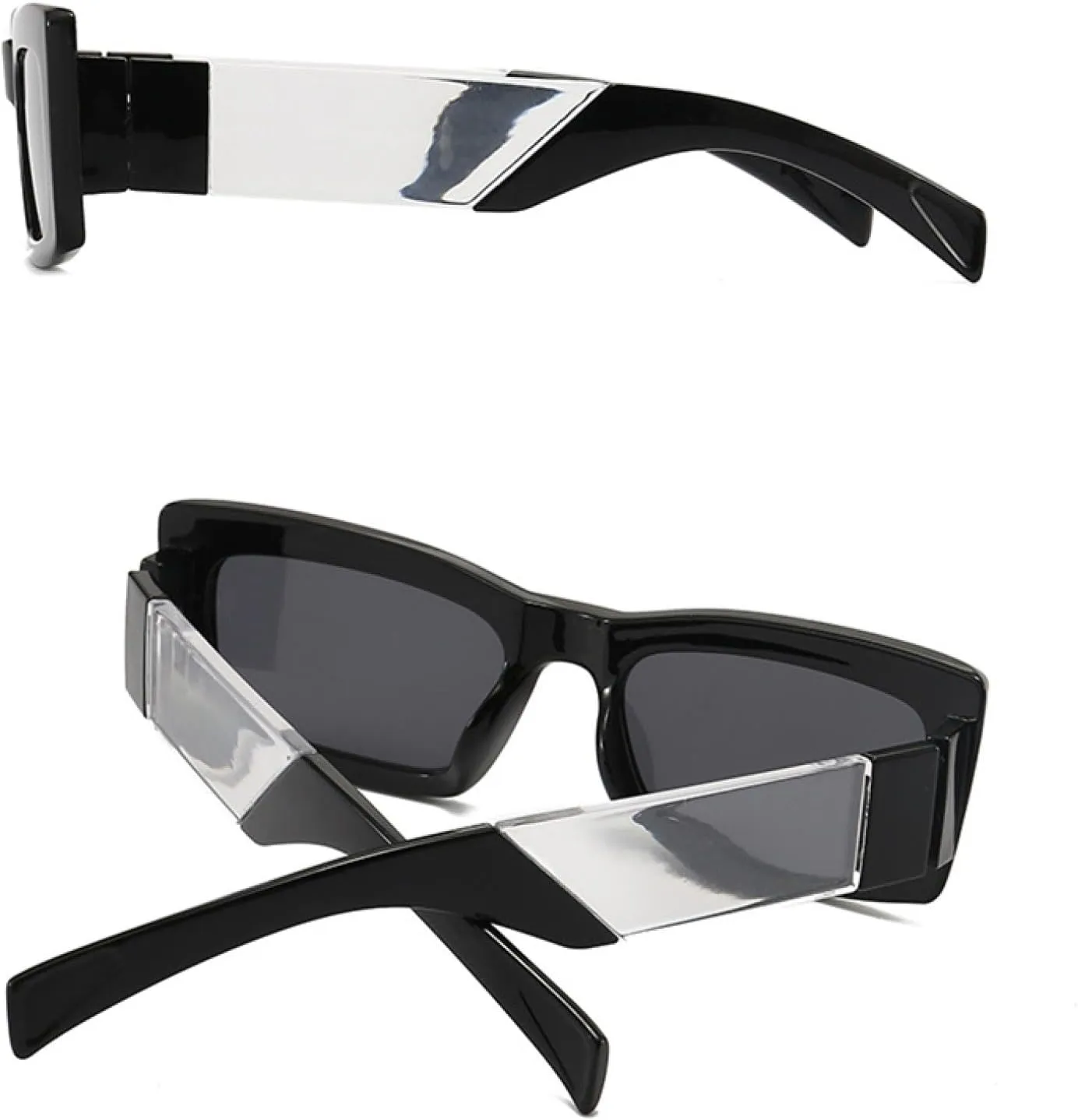 Vintage Small Rectangle Gradient Sunglasses for Women Fashion Frame